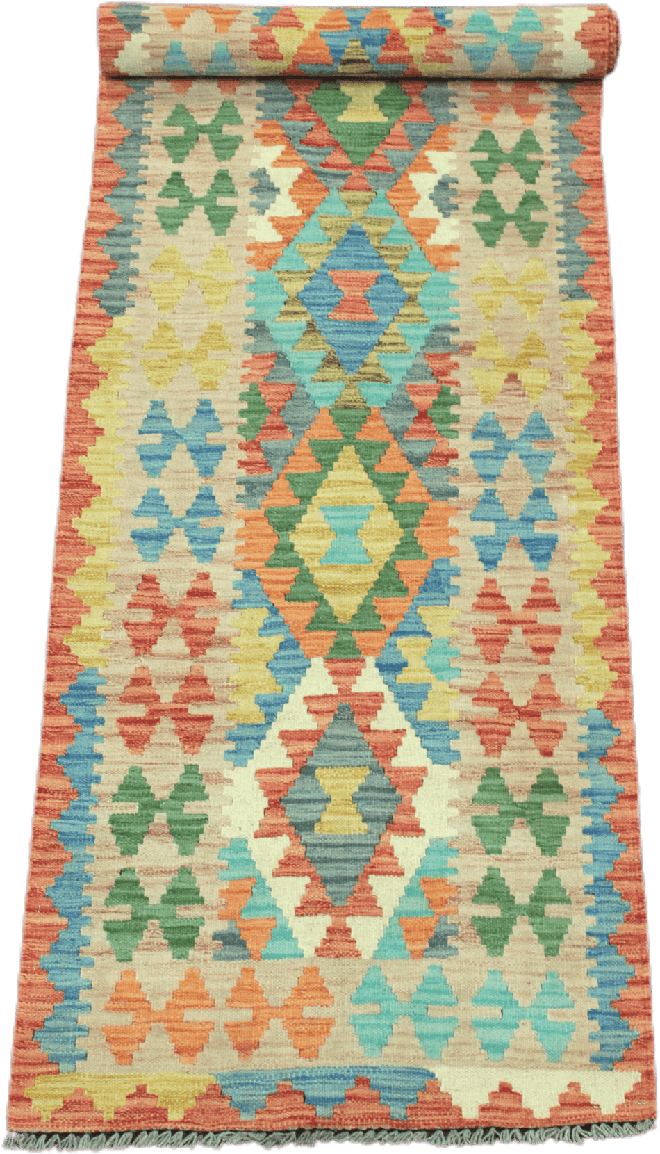 Chobi Kilim Rug  - 295 cm x 79 cm