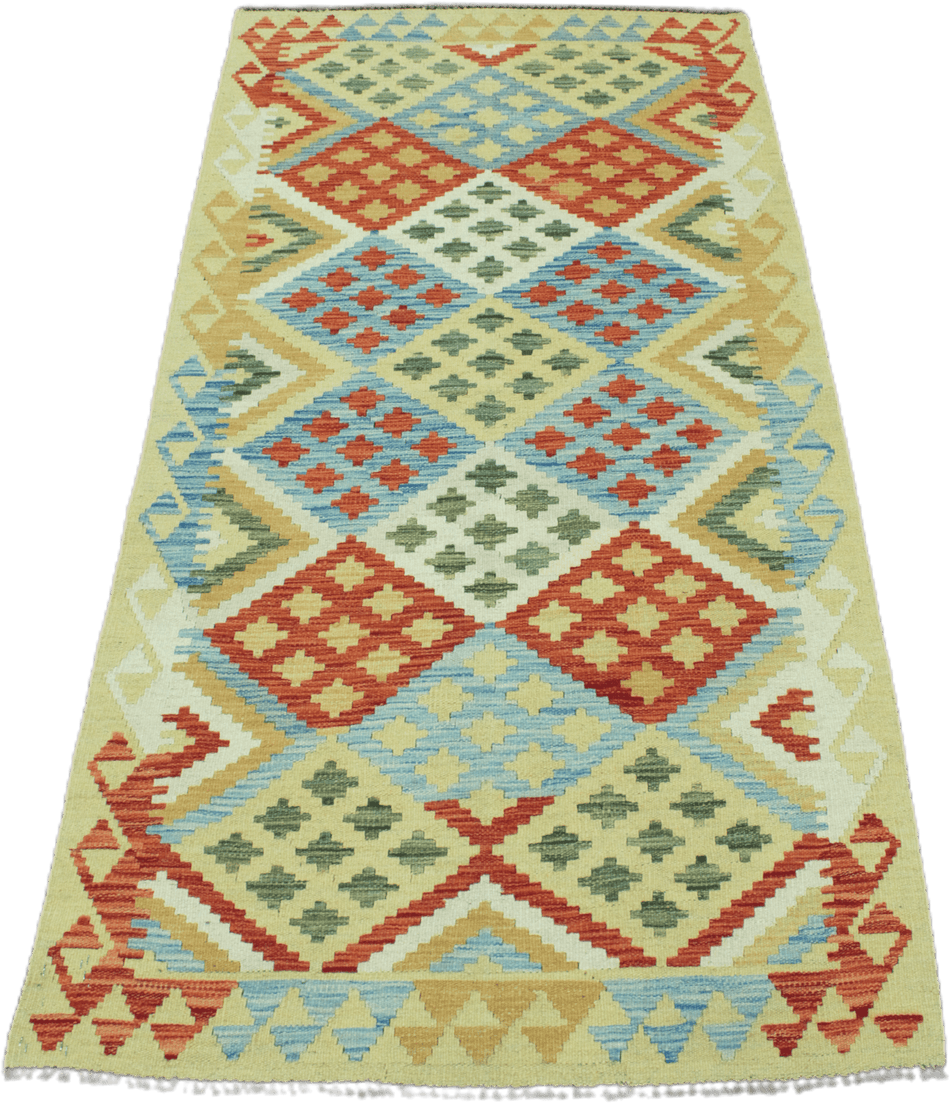 Chobi Kilim Rug  - 199 cm x 102 cm