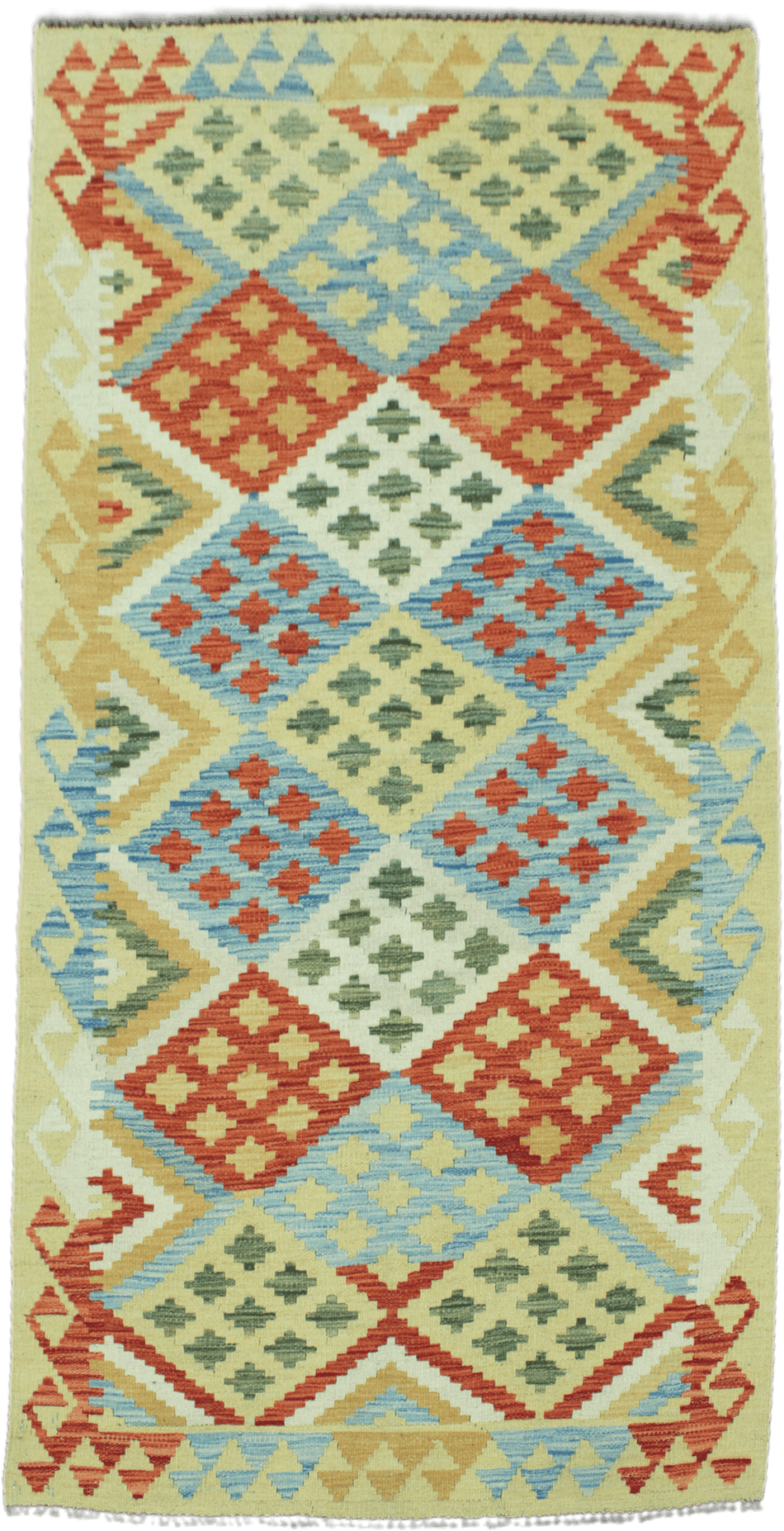 Chobi Kilim Rug  - 199 cm x 102 cm