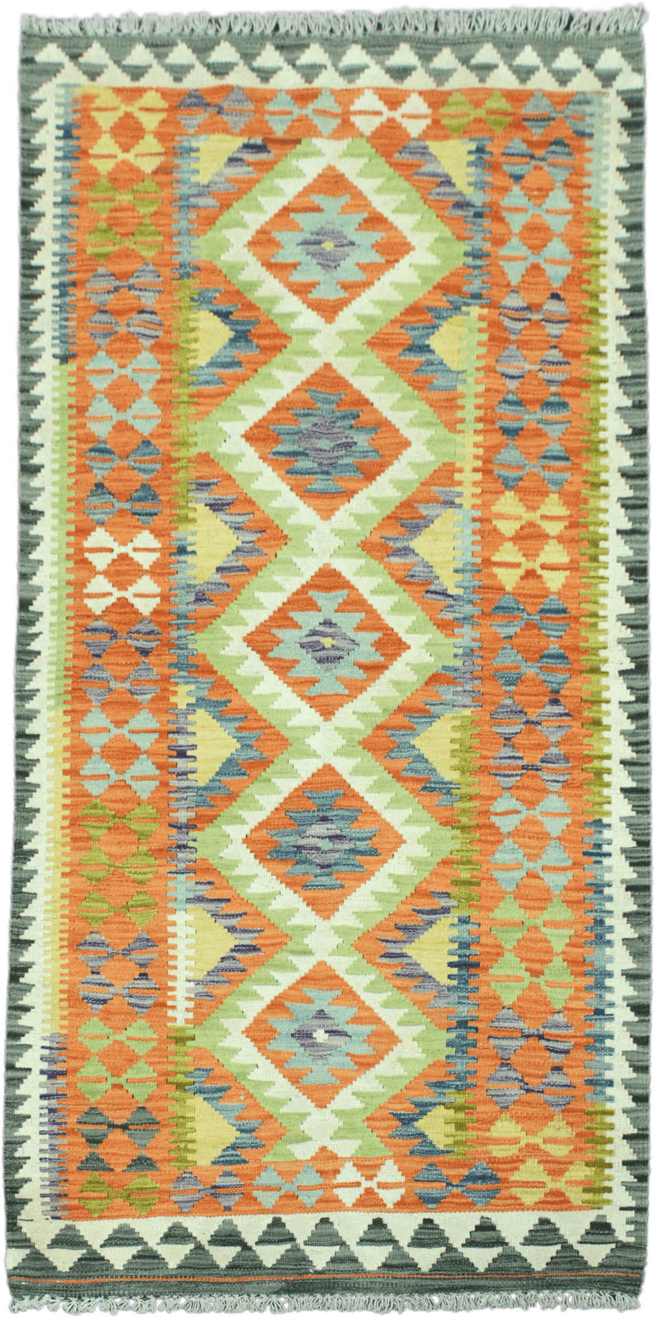 Chobi Kilim Rug  - 177 cm x 88 cm