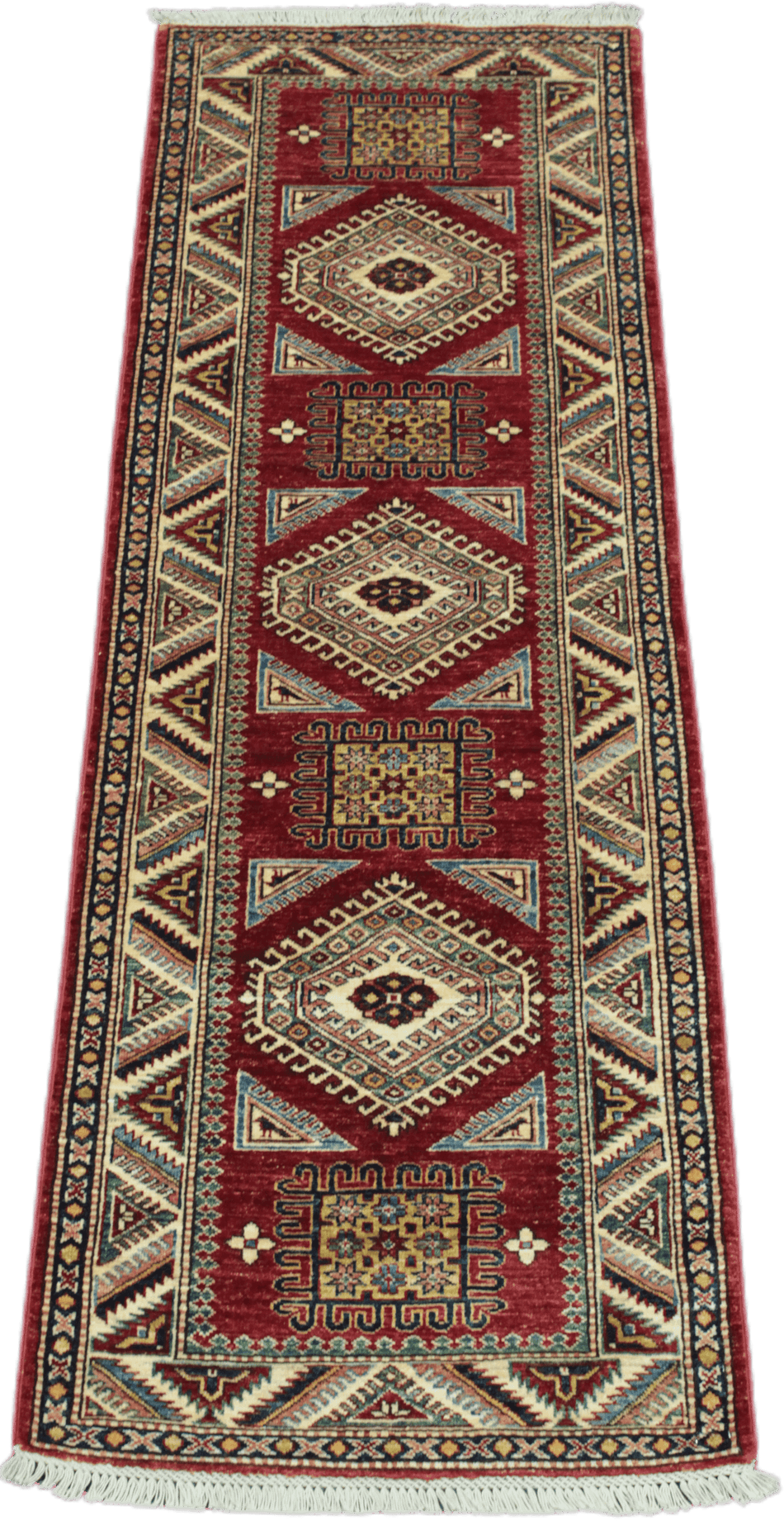 Super Kazak Rug  - 241 cm x 80 cm