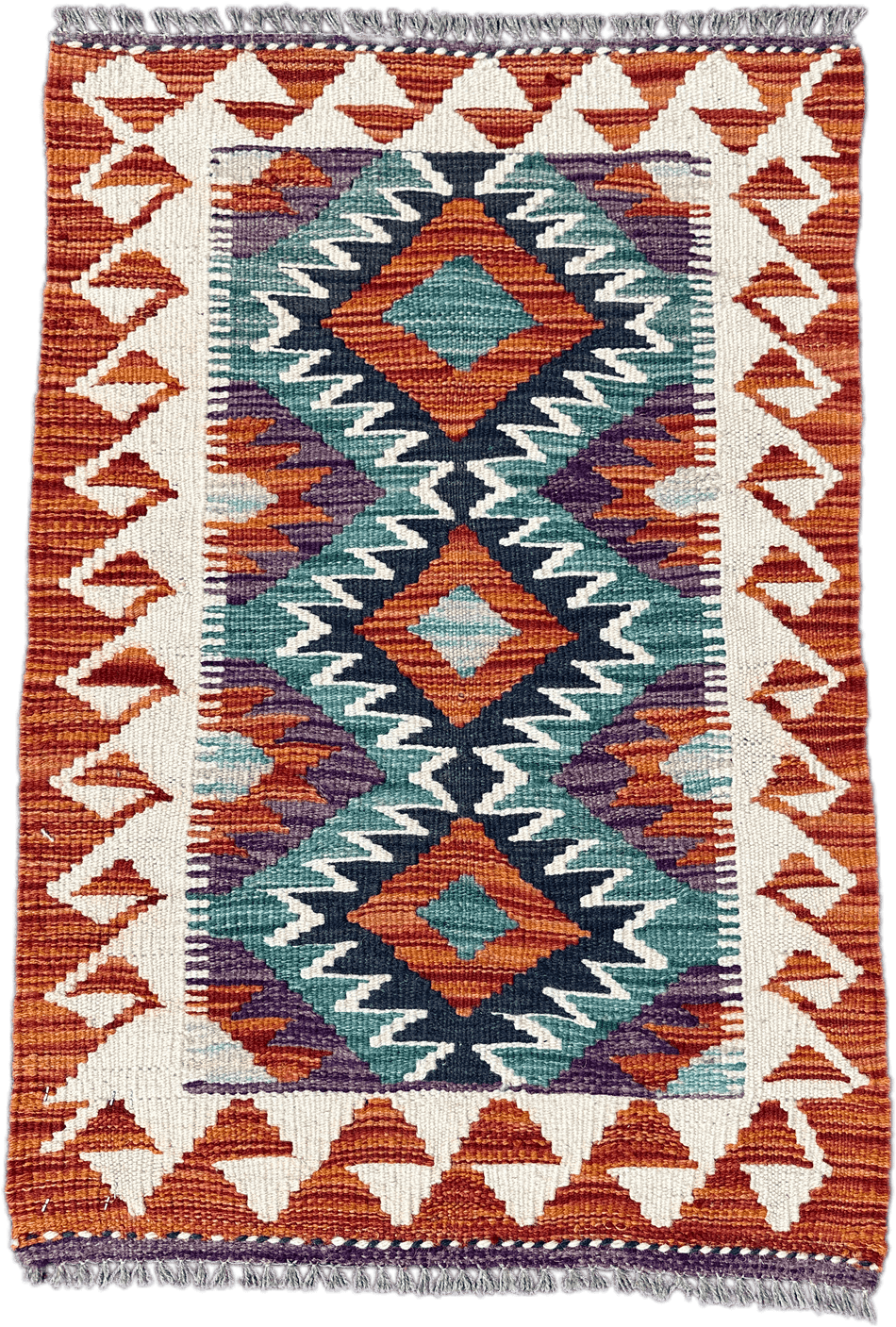 Chobi Kilim Rug - 85 cm x 58 cm