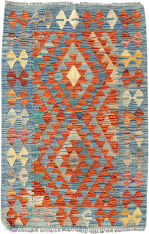 Chobi Kilim Rug - 129 cm x 85 cm