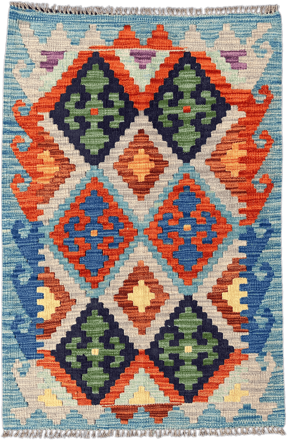 Chobi Kilim Rug - 116 cm x 80 cm