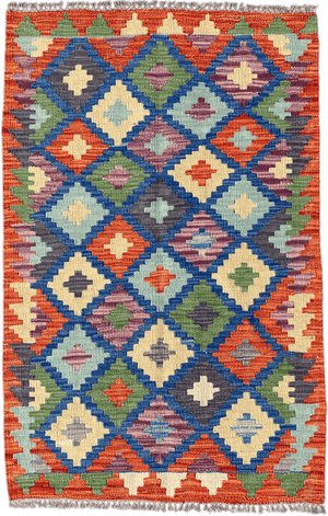 Chobi Kilim Rug - 118 cm x 77 cm