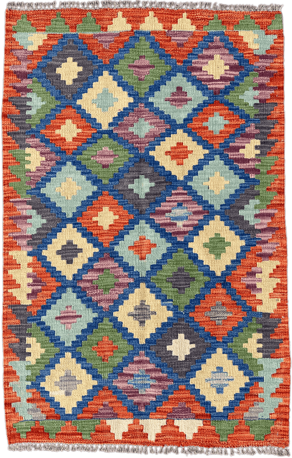 Chobi Kilim Rug - 118 cm x 77 cm