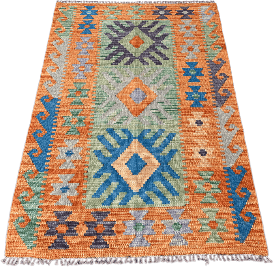 Chobi Kilim Rug - 128 cm x 81 cm