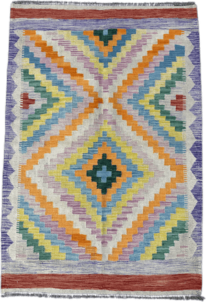 Chobi Kilim Rug - 158 cm x 108 cm