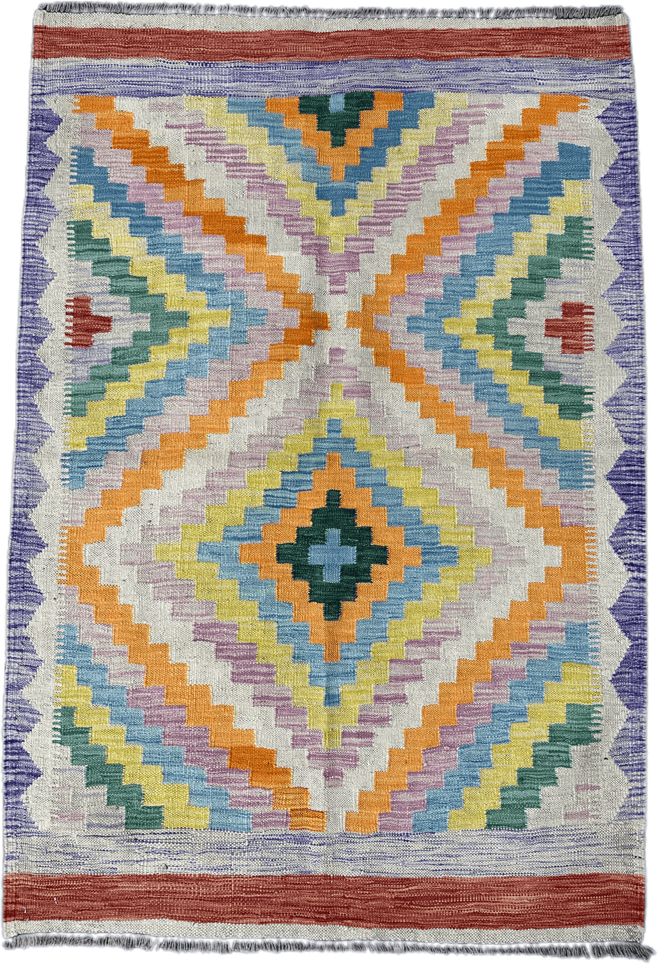 Chobi Kilim Rug - 158 cm x 108 cm