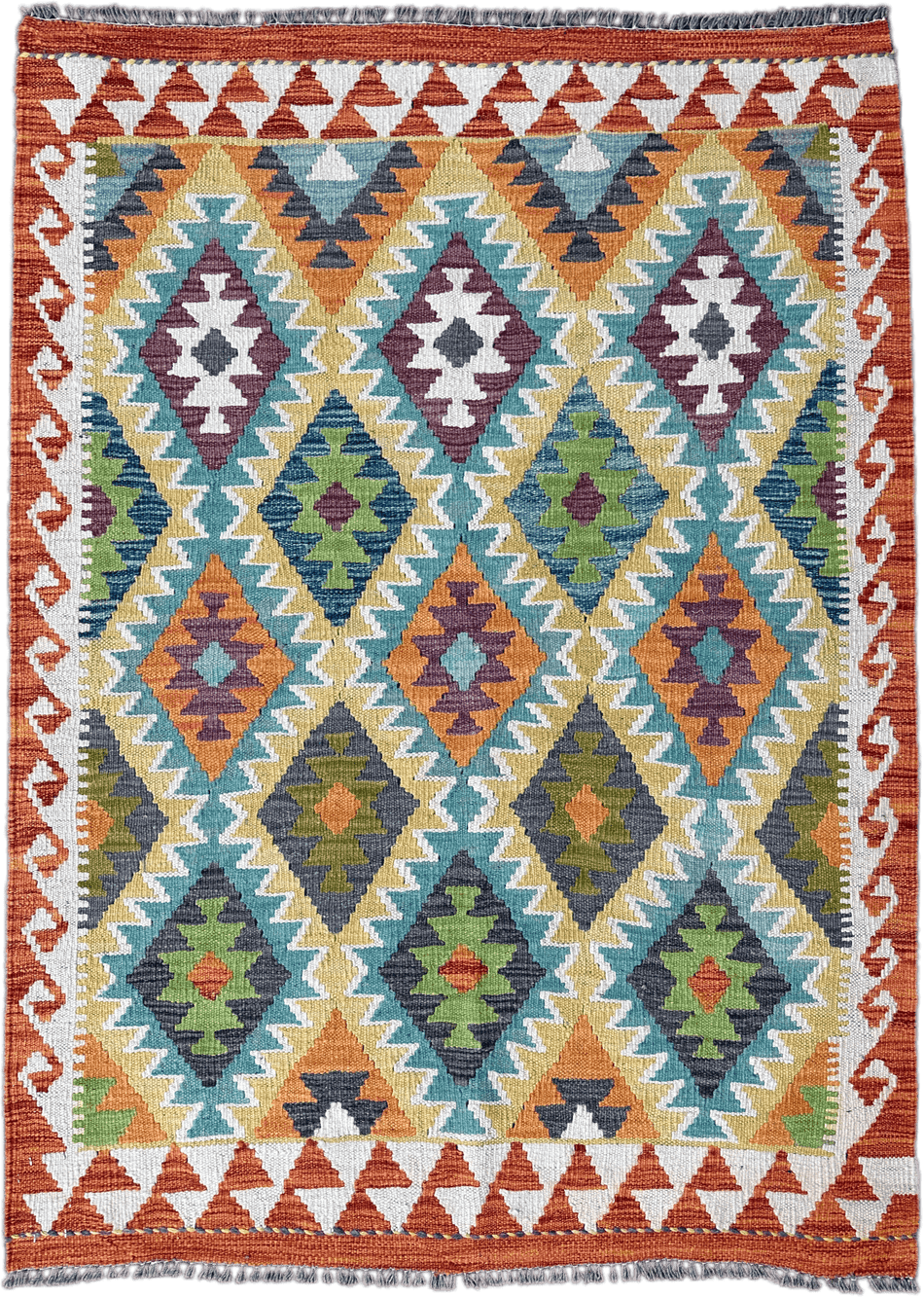 Chobi Kilim Rug - 150 cm x 108 cm