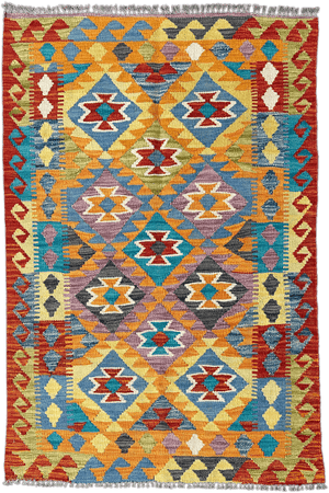Chobi Kilim Rug - 147 cm x 100 cm
