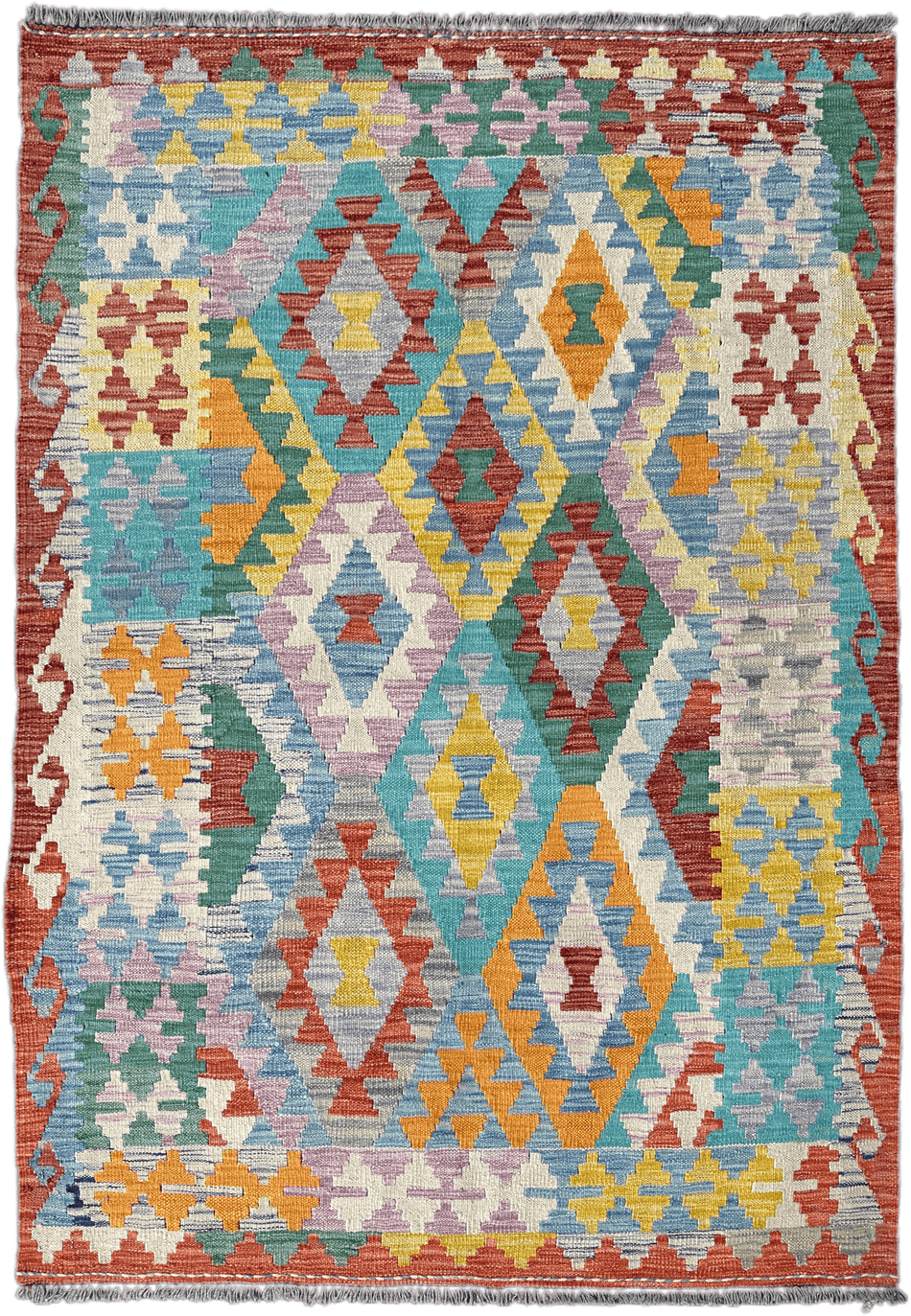 Chobi Kilim Rug - 154 cm x 110 cm