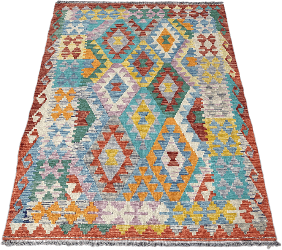 Chobi Kilim Rug - 154 cm x 110 cm
