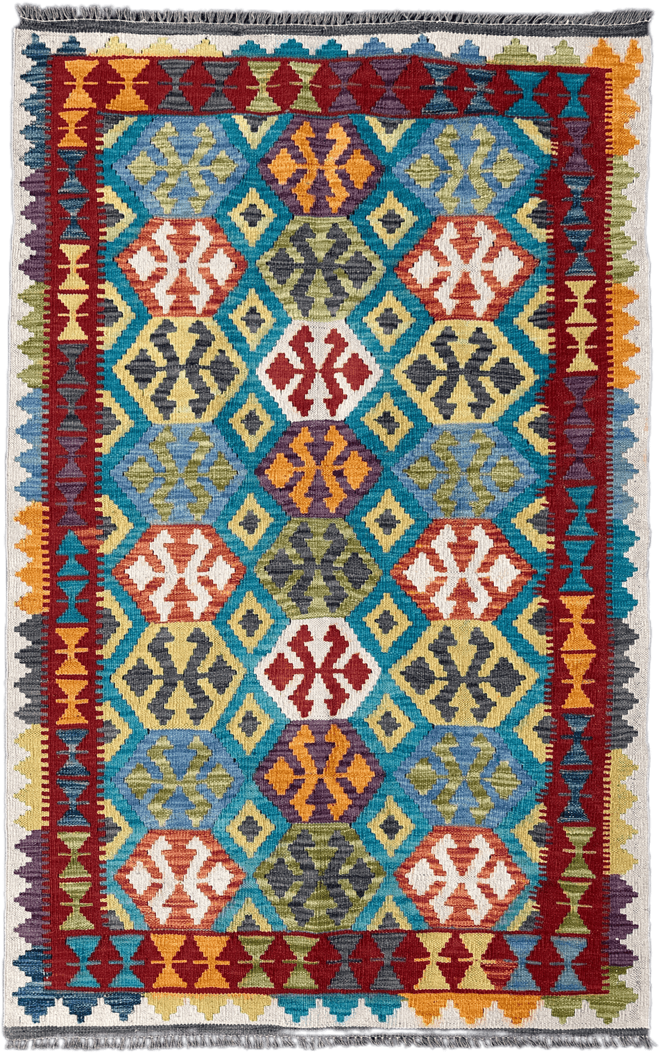 Chobi Kilim Rug - 168 cm x 103 cm