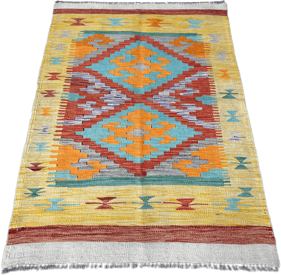 Chobi Kilim Rug - 153 cm x 96 cm