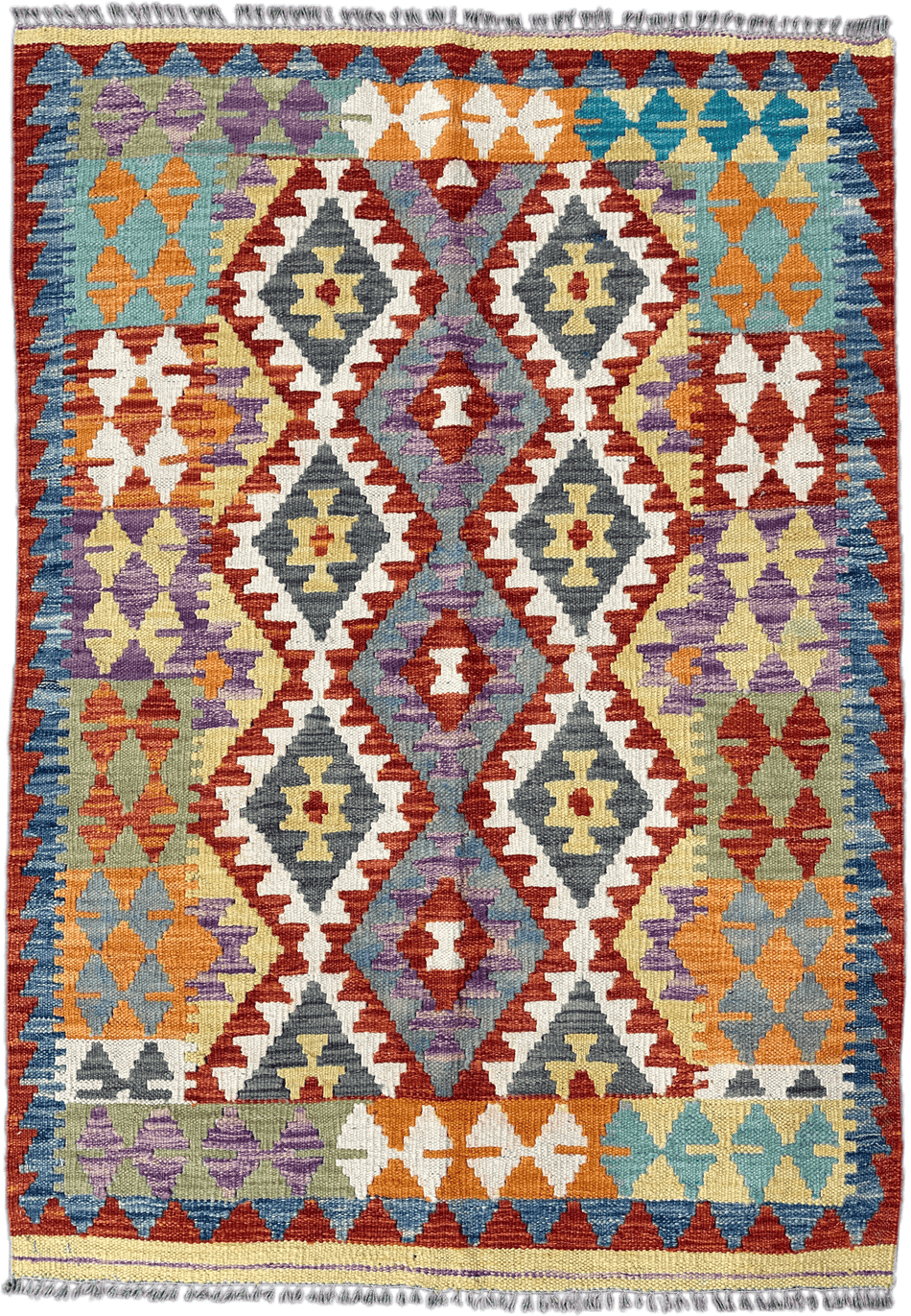 Chobi Kilim Rug - 152 cm x 100 cm