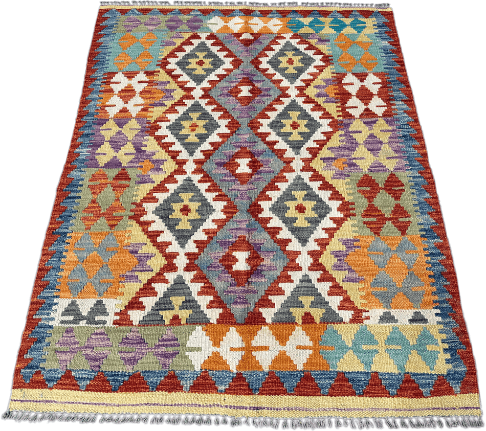 Chobi Kilim Rug - 152 cm x 100 cm