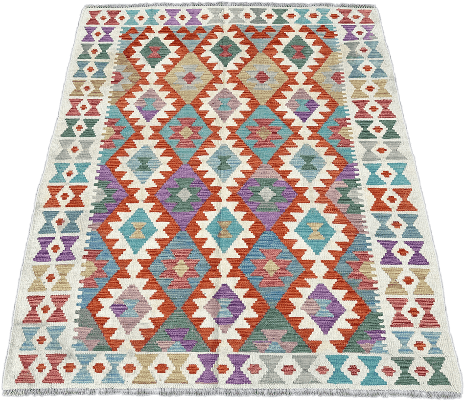 Chobi Kilim Rug - 172 cm x 127 cm