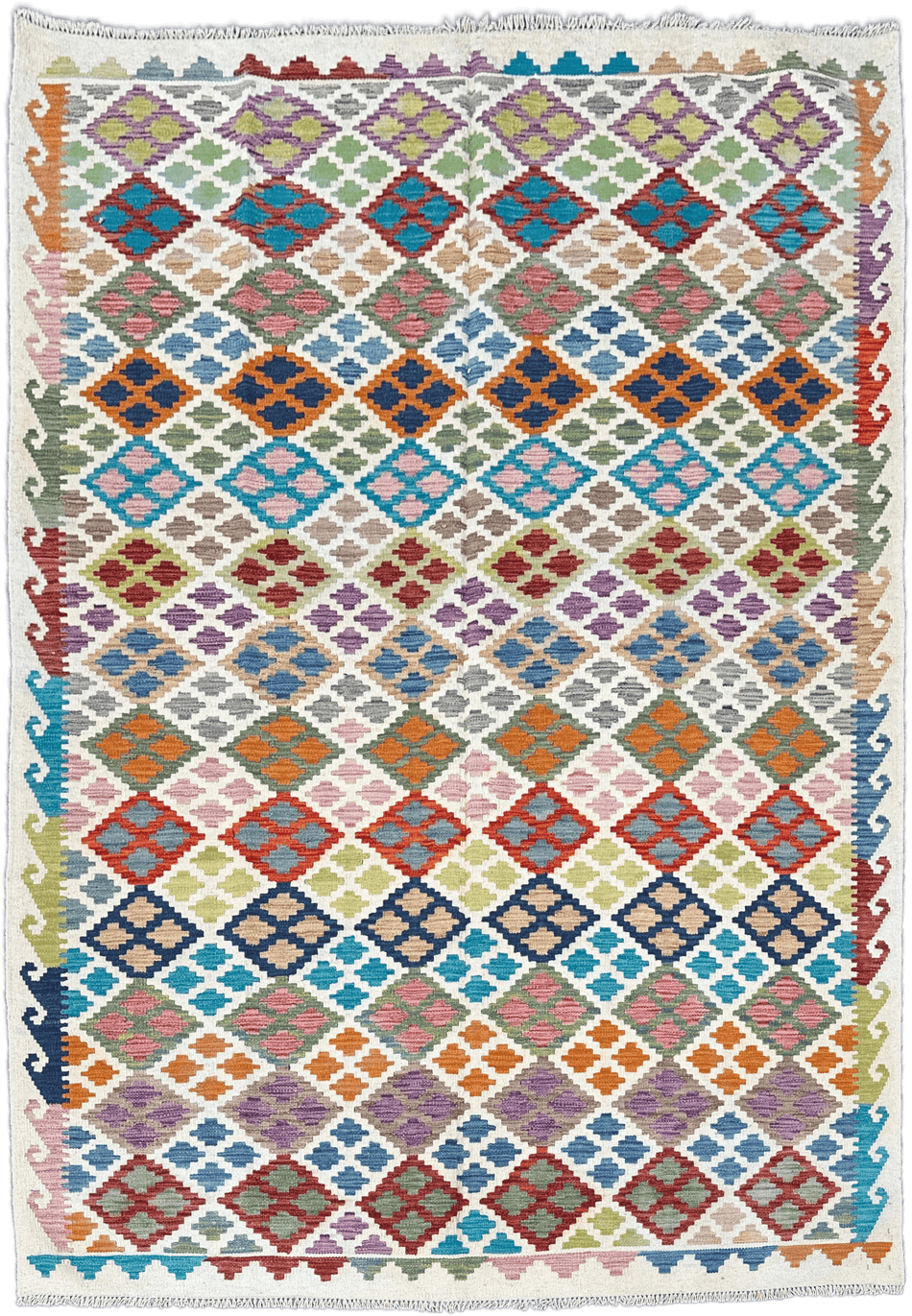 Chobi Kilim Rug - 241 cm x 167 cm