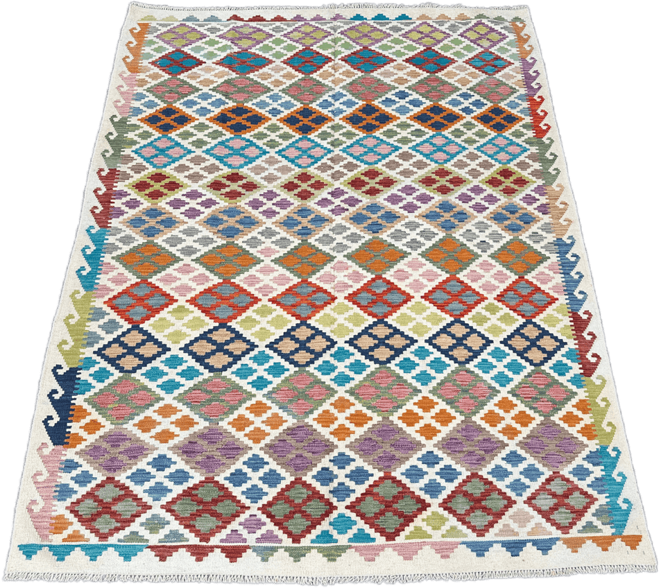 Chobi Kilim Rug - 241 cm x 167 cm