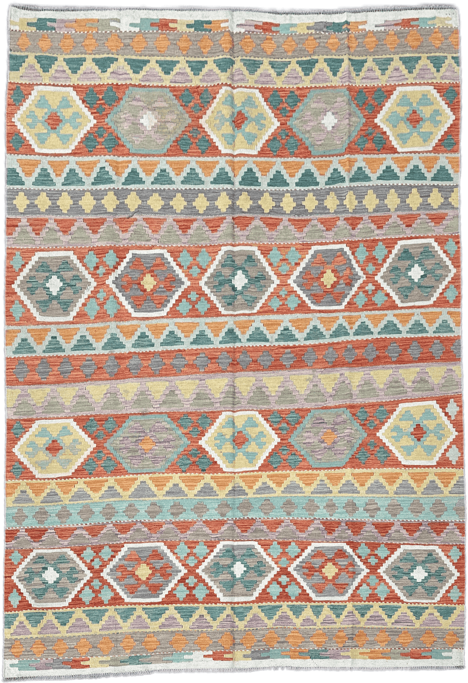 Chobi Kilim Rug - 254 cm x 174 cm