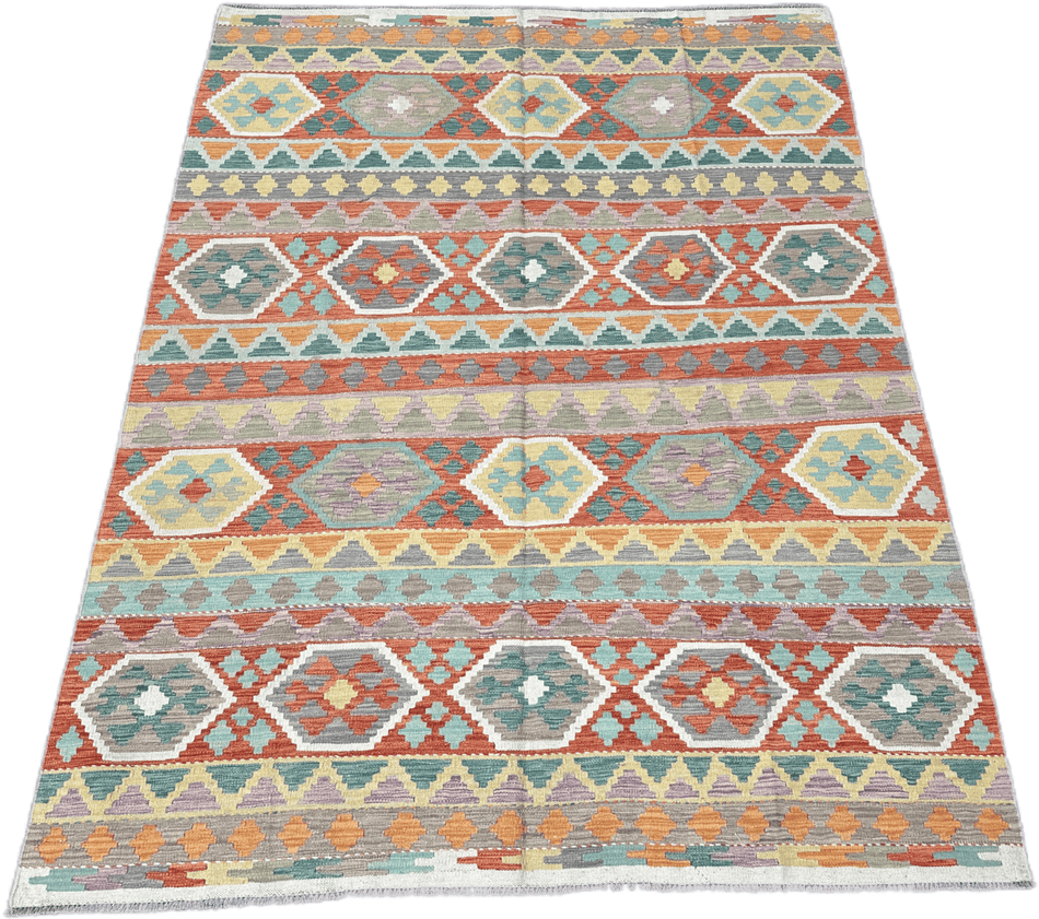 Chobi Kilim Rug - 254 cm x 174 cm