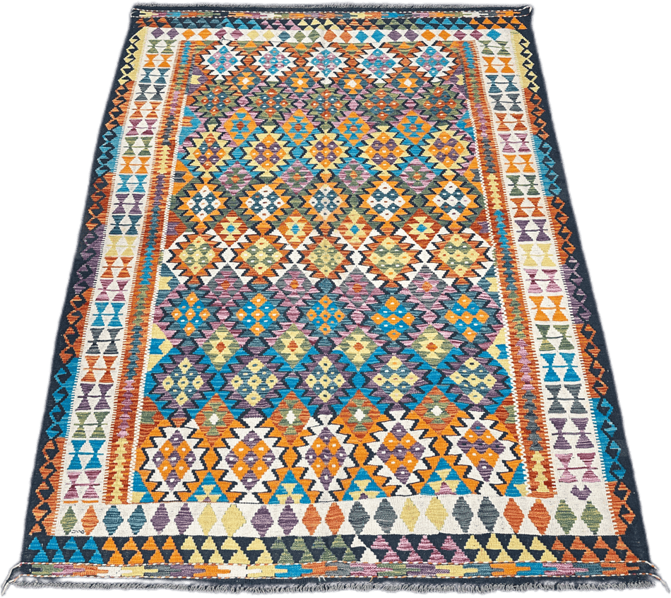 Chobi Kilim Rug - 300 cm x 206 cm