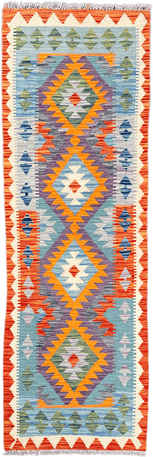 Chobi Kilim Rug - 200 cm x 67 cm