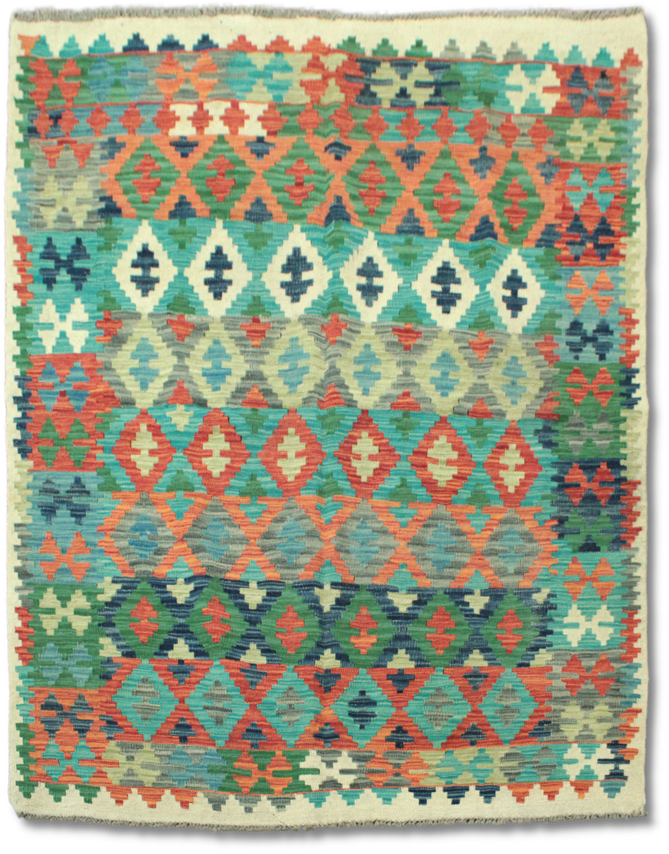 Chobi Kilim Rug  - 204 cm x 160 cm