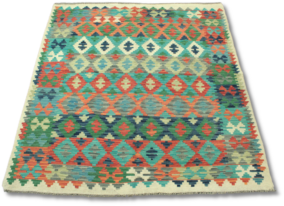 Chobi Kilim Rug  - 204 cm x 160 cm