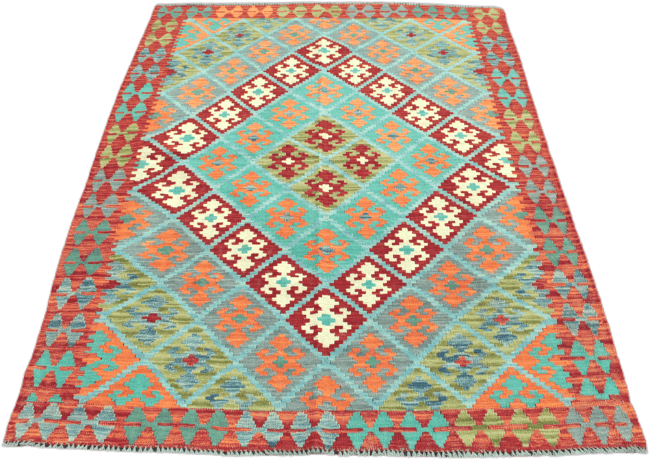 Chobi Kilim Rug  - 200 cm x 153 cm