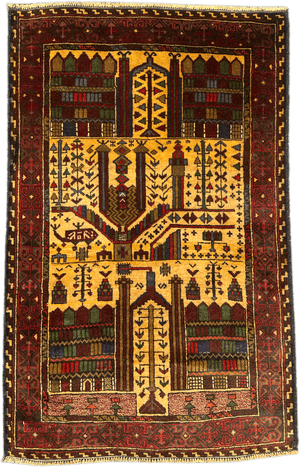 Baluchi Picture Rug - 140 cm x 90 cm