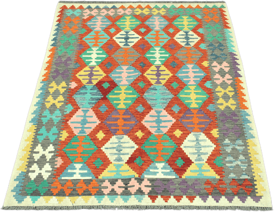 Chobi Kilim Rug  - 245 cm x 174 cm