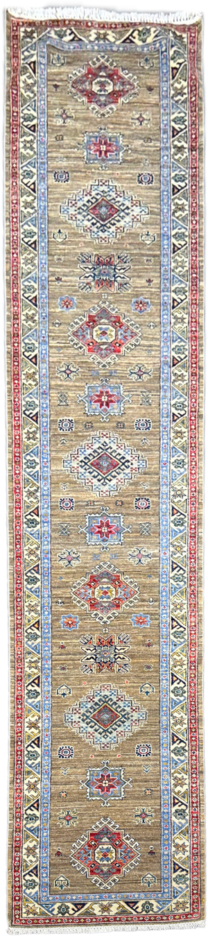 Super Kazak Rug - 400 cm x 89 cm