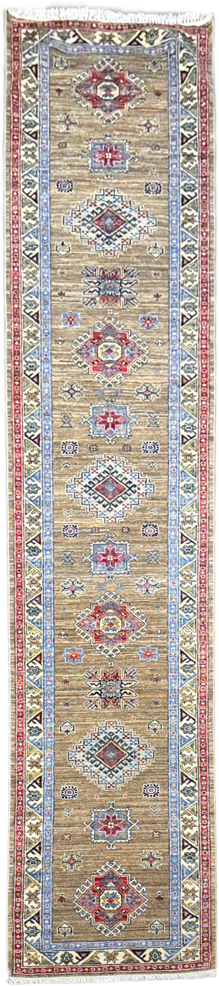 Super Kazak Rug - 400 cm x 89 cm