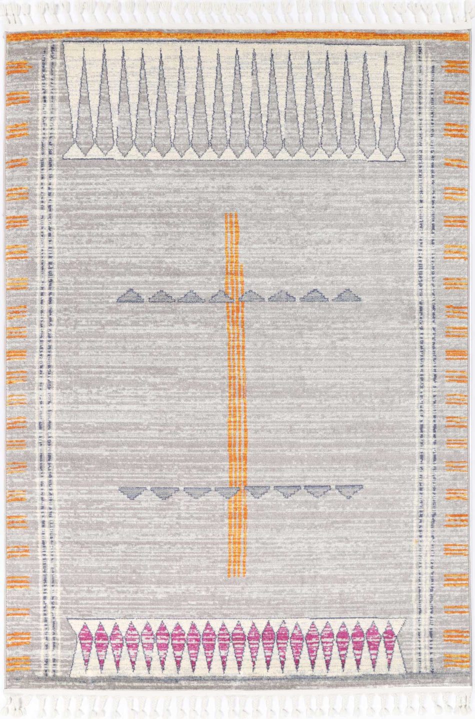 Inca Grey Contemporary Designer Rug