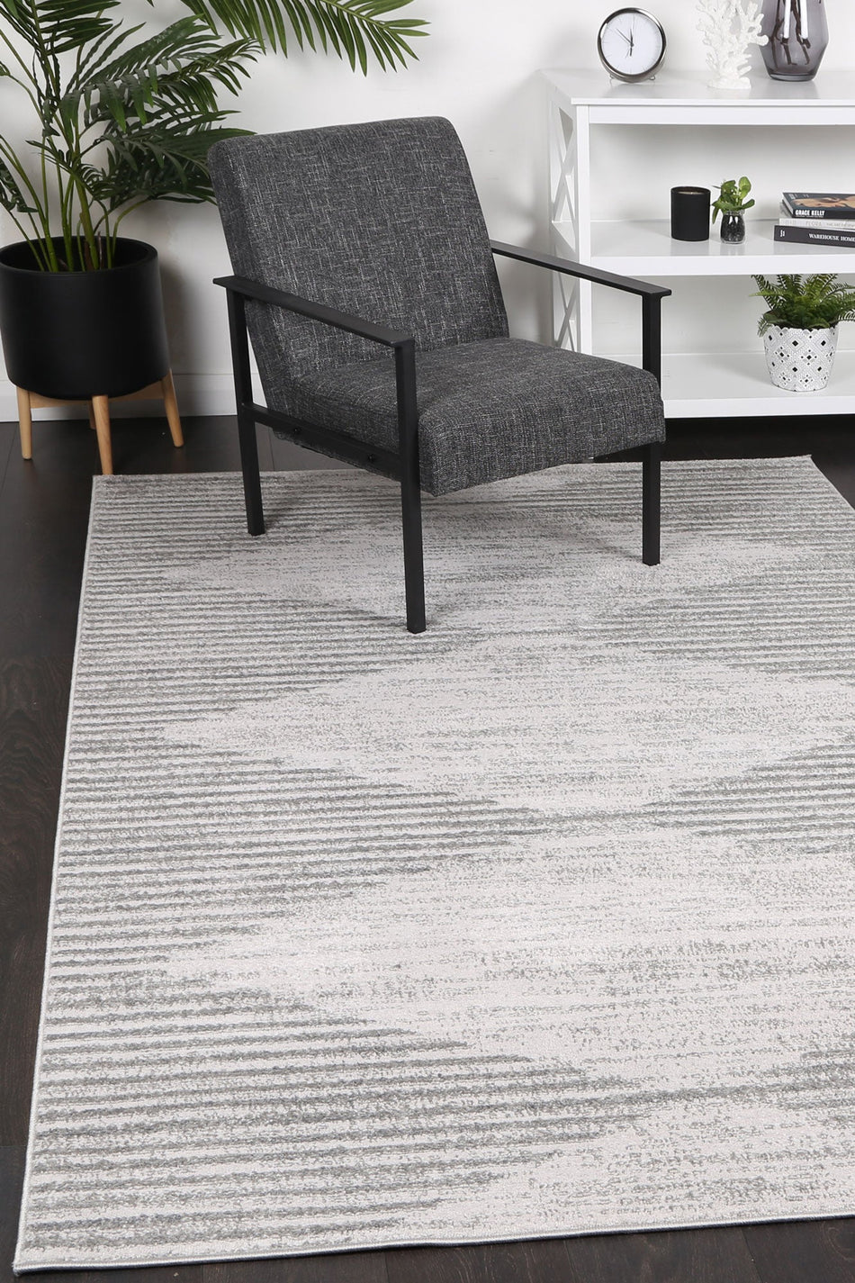 Kimberley 3 Diamond Grey Rug