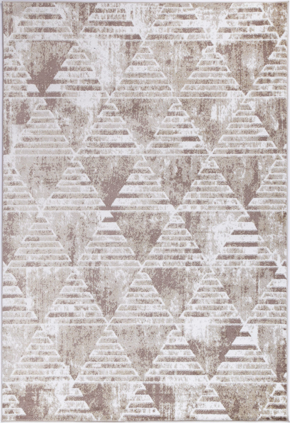 Kimberley 4 Matrix Geometric Latte Rug