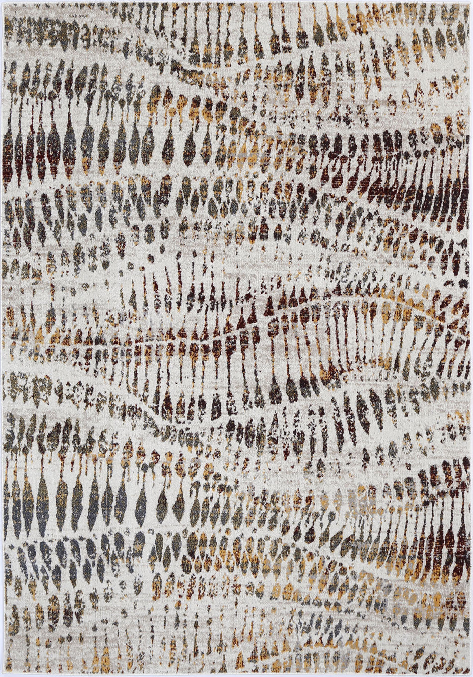 Oporto Jeddah Multi Abstract Rug