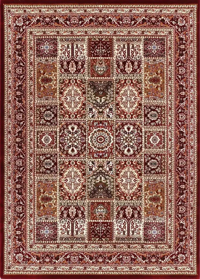 Suzani Red Garden Designer Rug