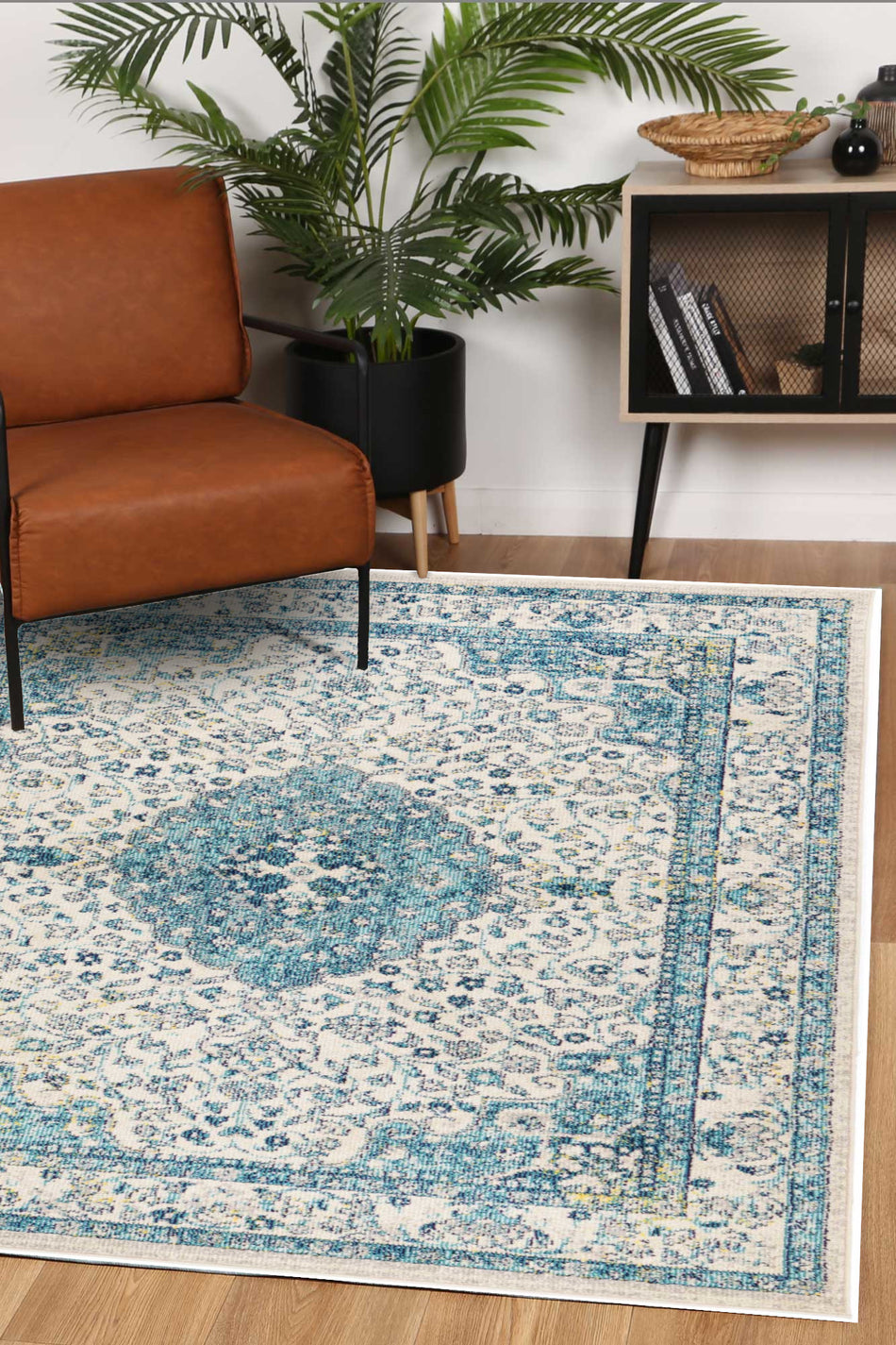 Tulin 7 Blue Traditional Rug