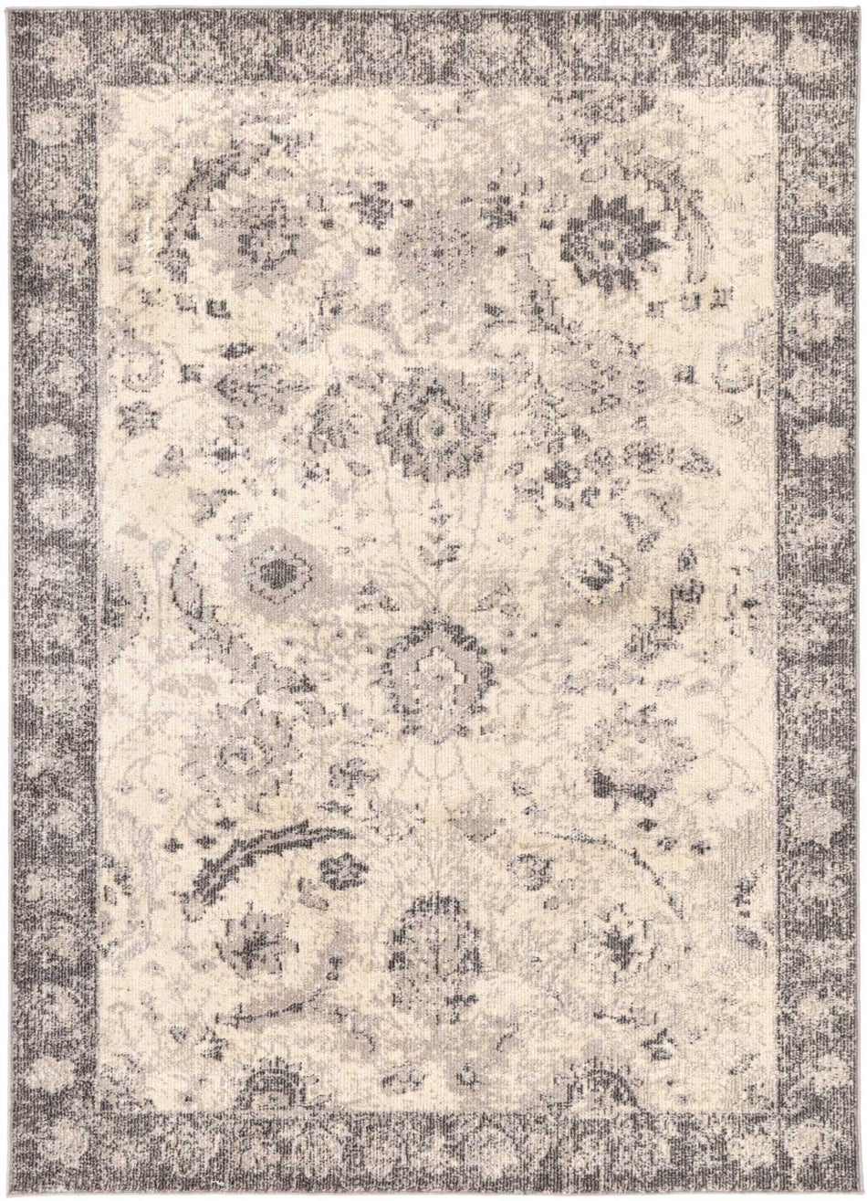 Tulin 12 Warm Cream & Grey Transitional Rug