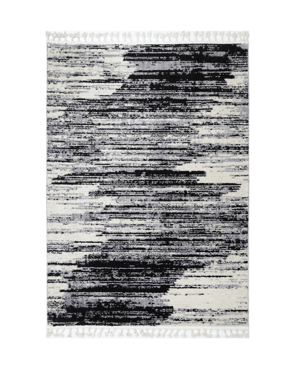 Mansour Abstract Grey Rug