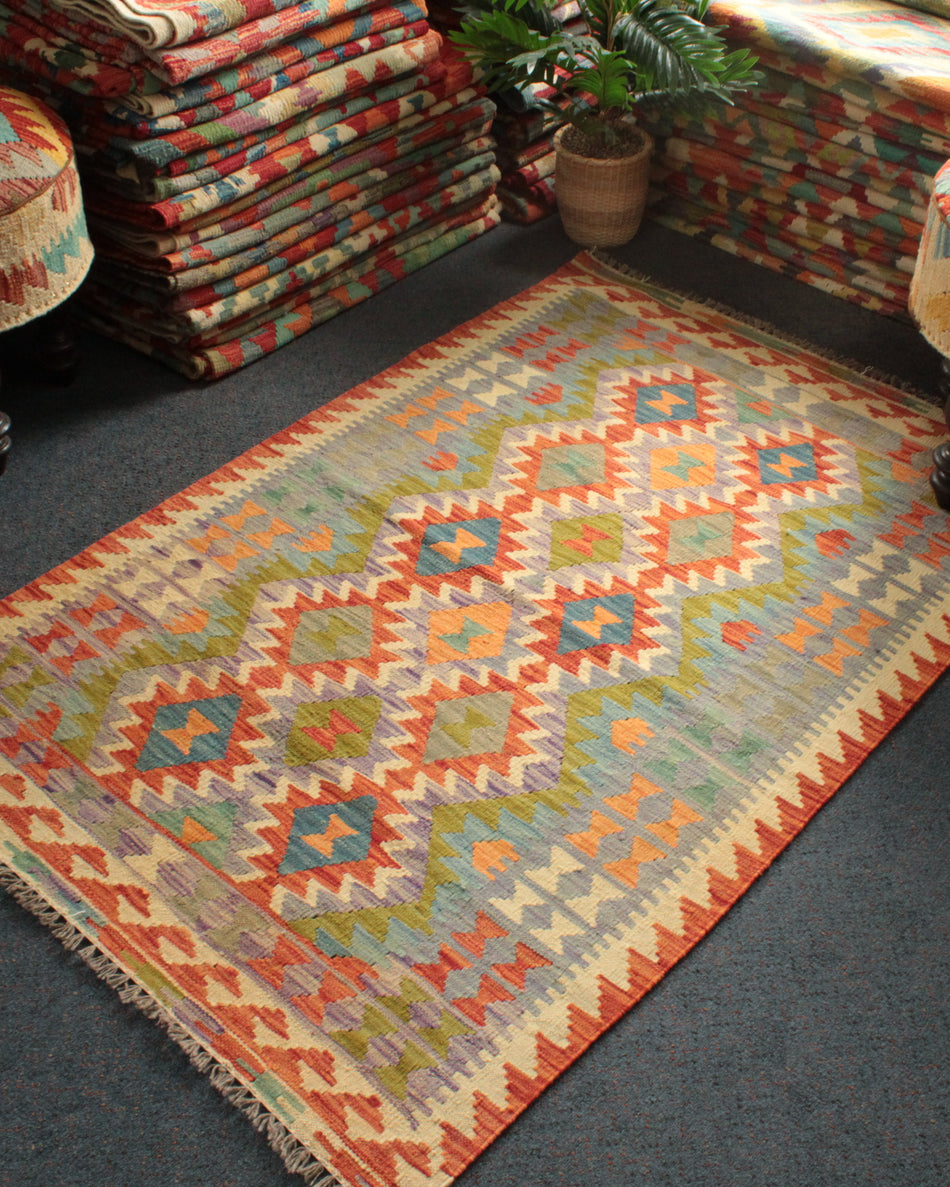 Chobi Kilim - 157 cm x 105 cm