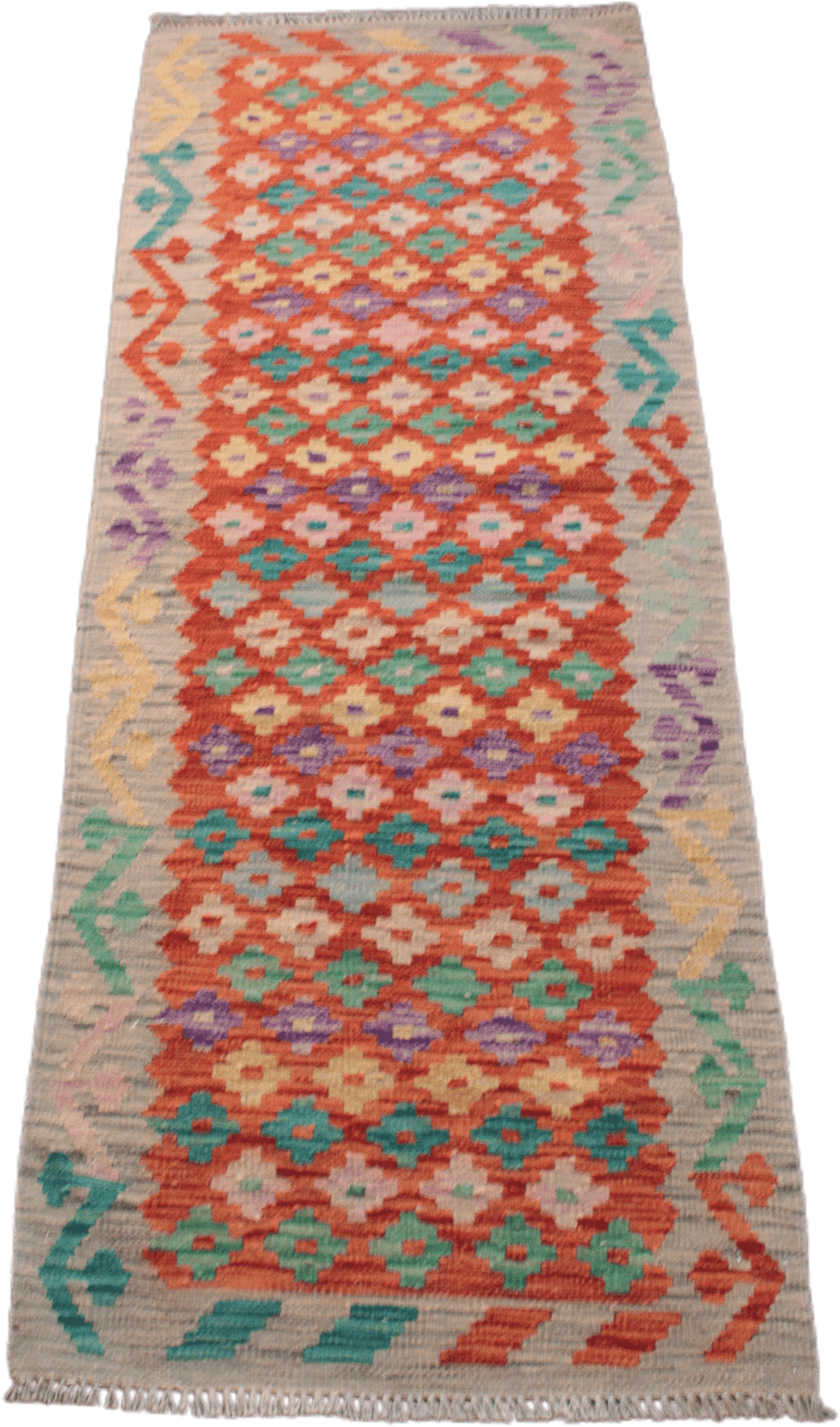 Chobi Kilim Runner  - 186 cm x 67 cm