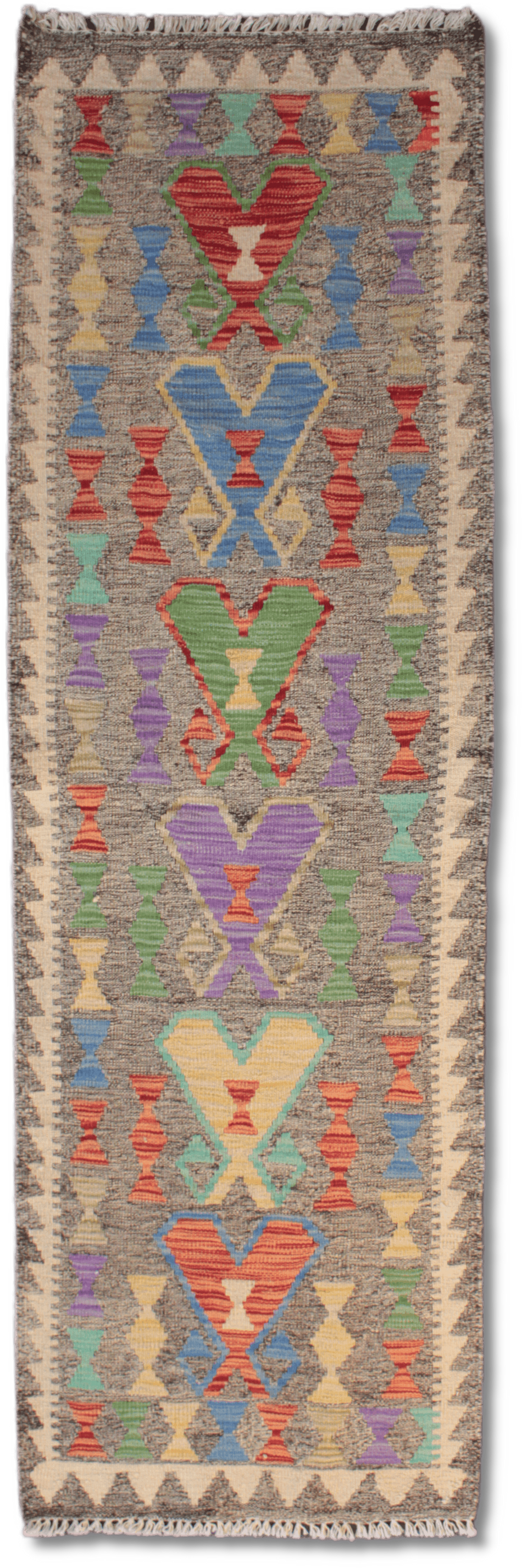 Chobi Kilim Runner - 194 cm x 62 cm