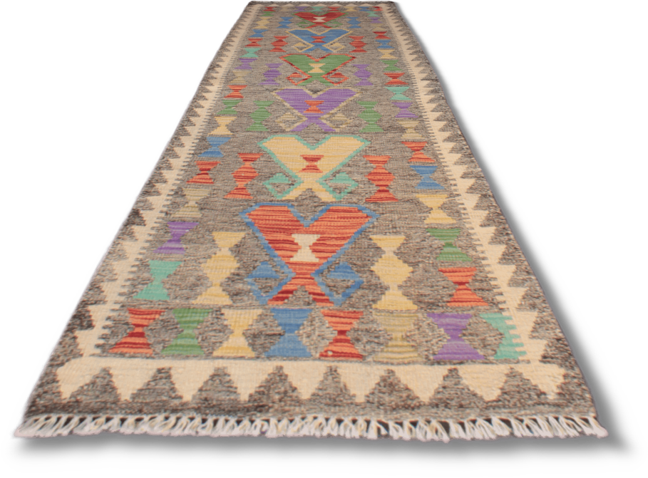 Chobi Kilim Runner - 194 cm x 62 cm