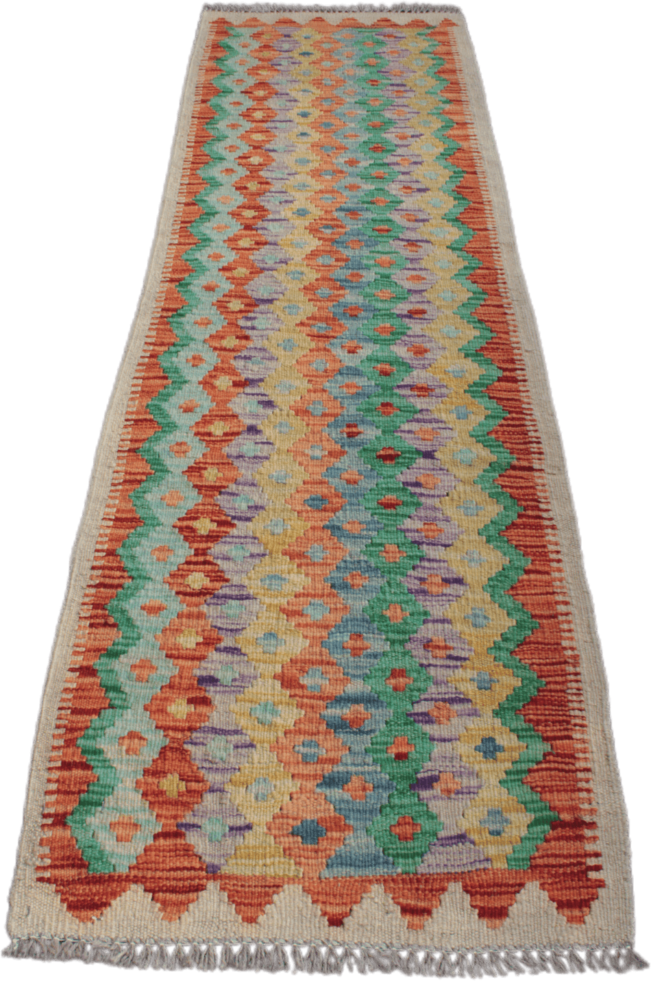 Chobi Kilim Table Runner - 165 cm x 47 cm