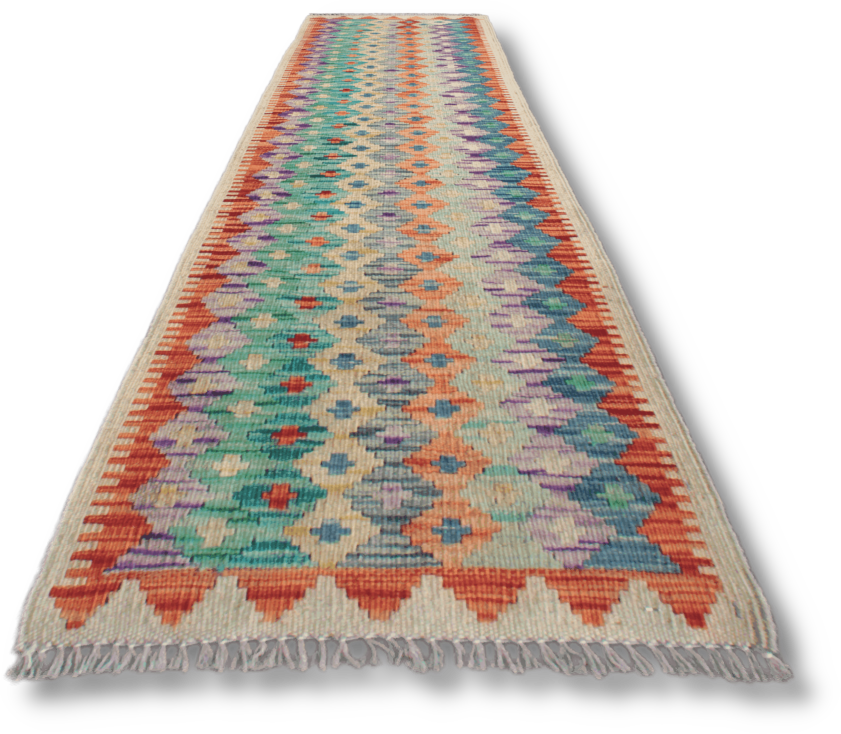 Chobi Kilim Table Runner - 158 cm x 44 cm