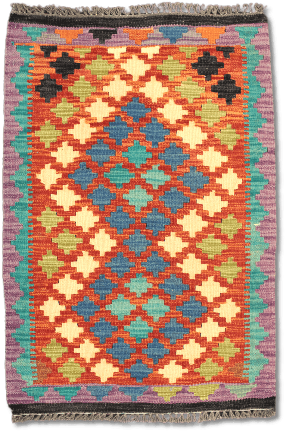 Chobi Kilim Rug  - 92 cm x 61 cm